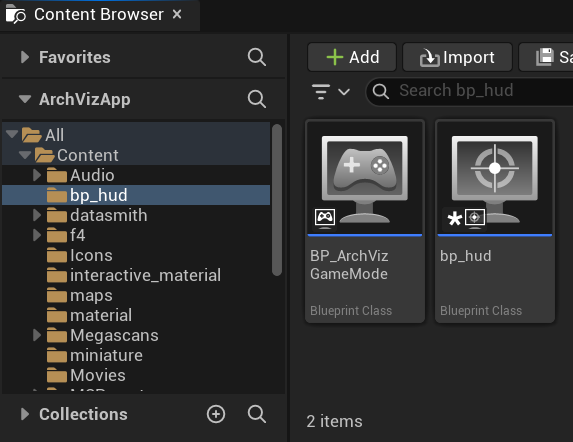 BP GameMode Asset saved in Content Browser
