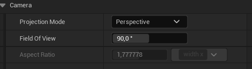Camera Perspective Settings