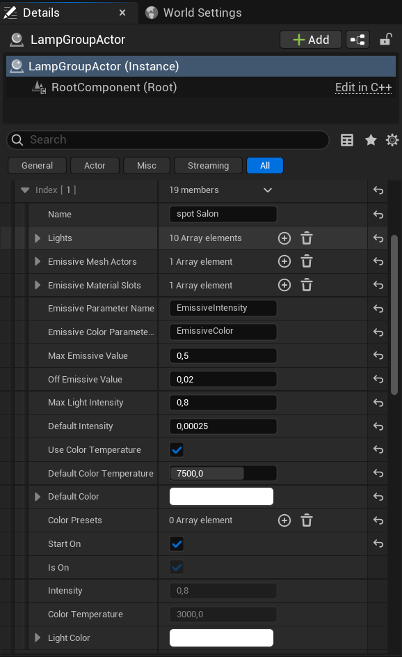 Subgroup Material Details