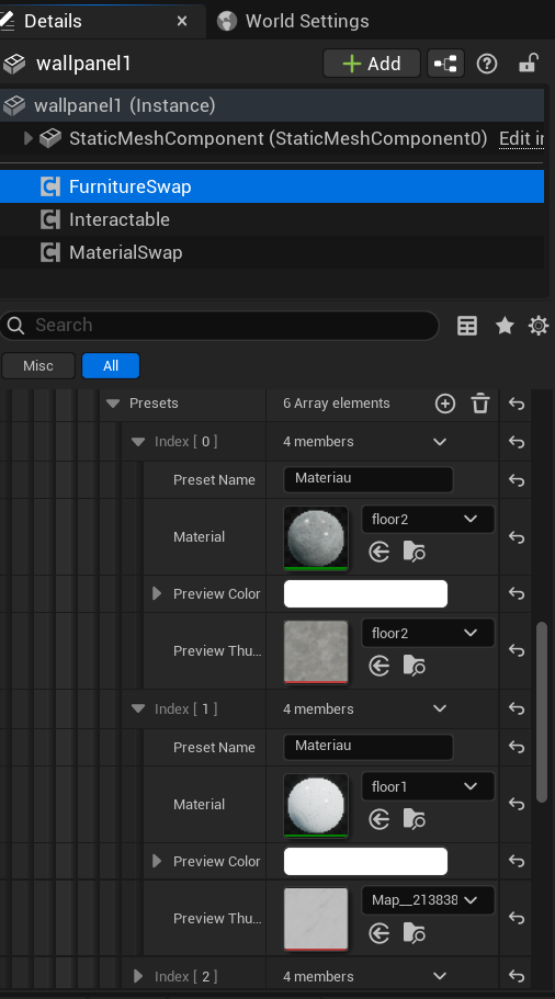 Variant Material Presets